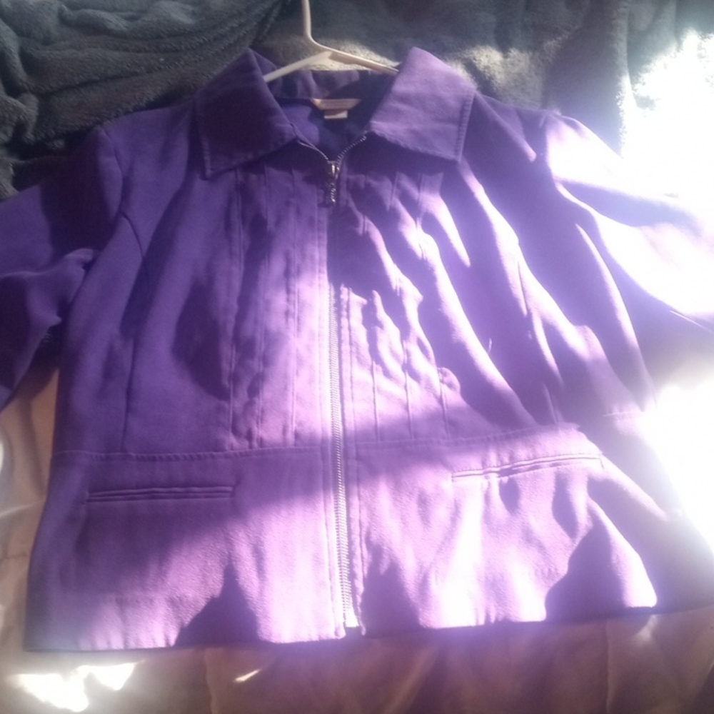 Christopher & Banks Vibrant Purple Blazer
